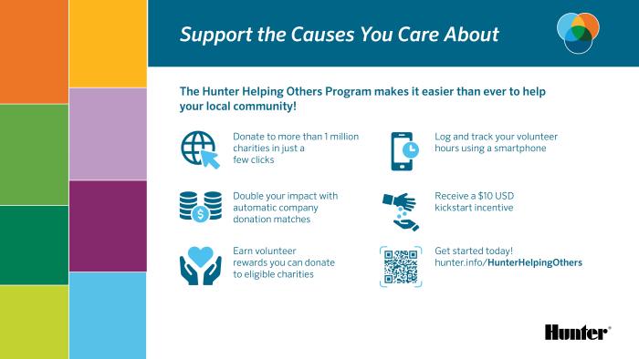 Hunter Helping Others